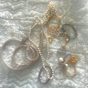 A potpourri of jewelry.
